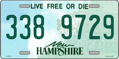 NH license plate 3389729