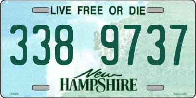 NH license plate 3389737