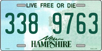 NH license plate 3389763