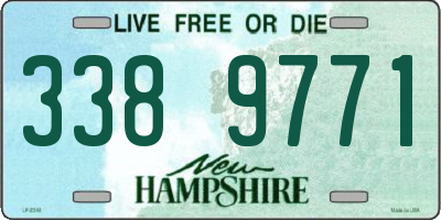 NH license plate 3389771