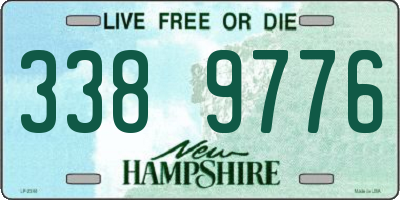 NH license plate 3389776