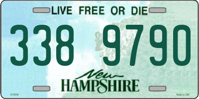 NH license plate 3389790
