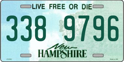NH license plate 3389796