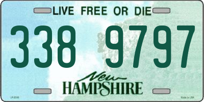 NH license plate 3389797