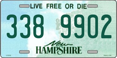 NH license plate 3389902