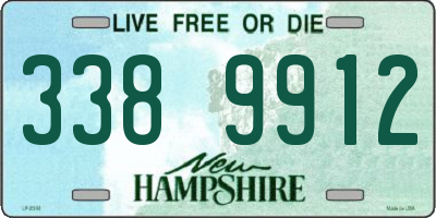 NH license plate 3389912