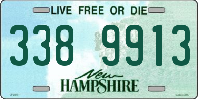 NH license plate 3389913