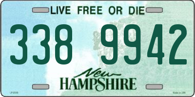 NH license plate 3389942