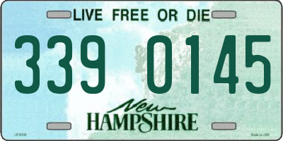 NH license plate 3390145