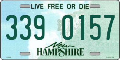 NH license plate 3390157