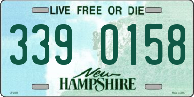 NH license plate 3390158