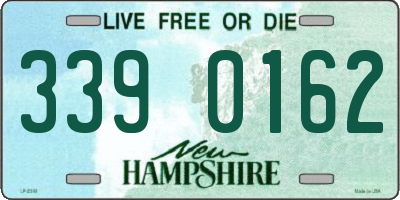 NH license plate 3390162