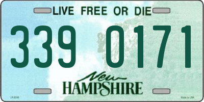 NH license plate 3390171