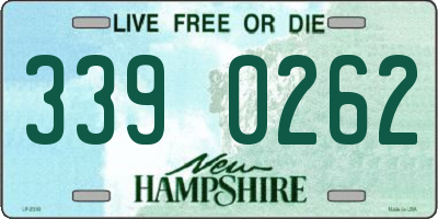 NH license plate 3390262