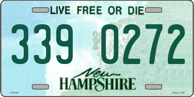 NH license plate 3390272