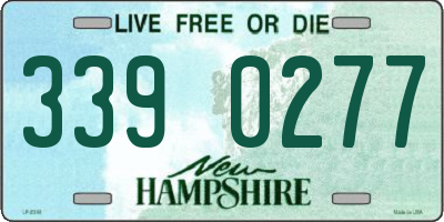 NH license plate 3390277