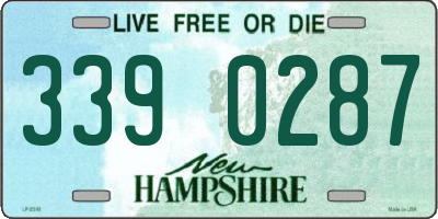 NH license plate 3390287