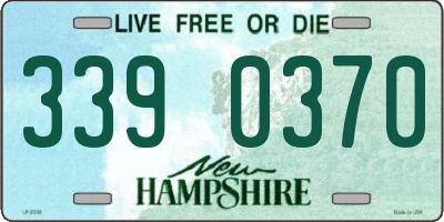 NH license plate 3390370