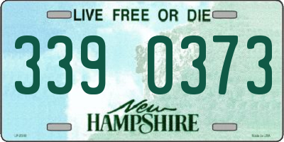 NH license plate 3390373