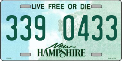NH license plate 3390433