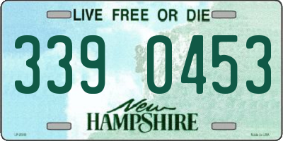 NH license plate 3390453