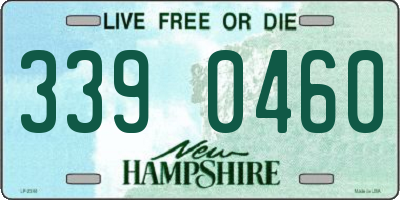 NH license plate 3390460
