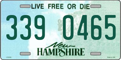 NH license plate 3390465