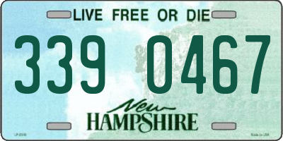 NH license plate 3390467