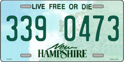 NH license plate 3390473