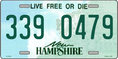 NH license plate 3390479