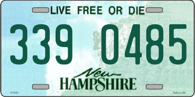 NH license plate 3390485