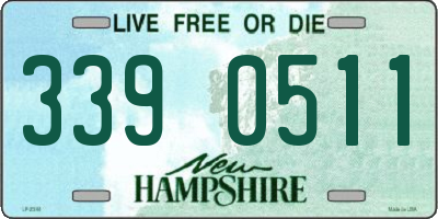 NH license plate 3390511