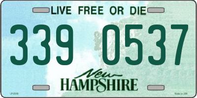 NH license plate 3390537