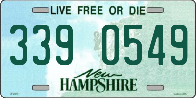 NH license plate 3390549
