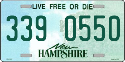 NH license plate 3390550