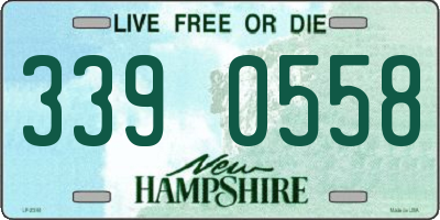 NH license plate 3390558