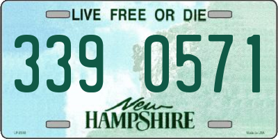 NH license plate 3390571