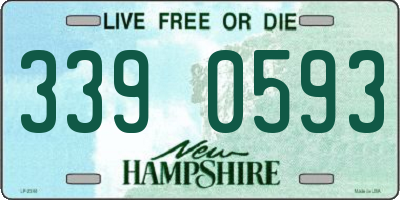 NH license plate 3390593