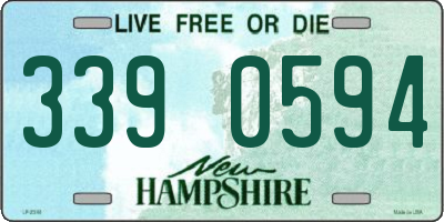 NH license plate 3390594