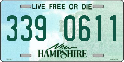 NH license plate 3390611