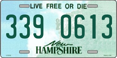 NH license plate 3390613