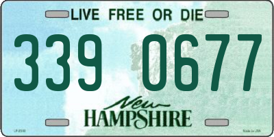 NH license plate 3390677