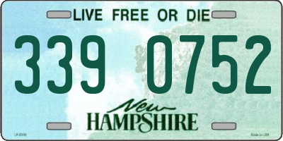 NH license plate 3390752