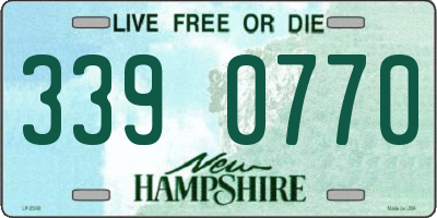 NH license plate 3390770