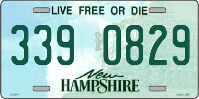 NH license plate 3390829