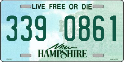 NH license plate 3390861