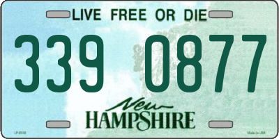 NH license plate 3390877