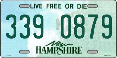 NH license plate 3390879