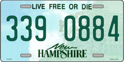 NH license plate 3390884