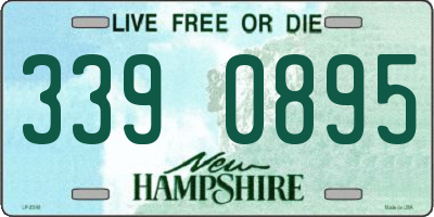 NH license plate 3390895